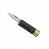 COUTEAU CARTOUCHE FACON FIBRE DE CARBONE 6,5CM INOX