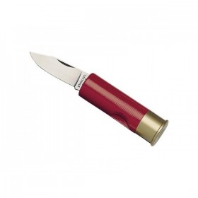 COUTEAU CARTOUCHE ROUGE 6,5CM INOX