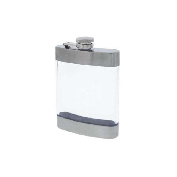 FLASQUE 180ML INOX/PLASTIQUE