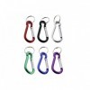 LOT 12 MOUSQUETONS COLORIS ASSORTIS