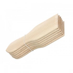 LOT DE 6 SPATULES A RACLETTE HETRE