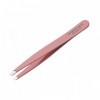 PINCE EPILER MORS BIAIS ROSE INOX