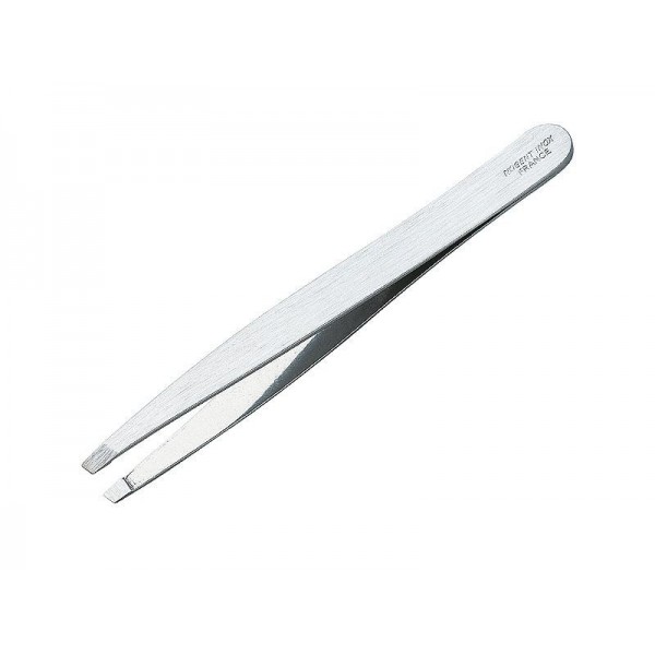 PINCE EPILER MORS CARRES INOX SATINE