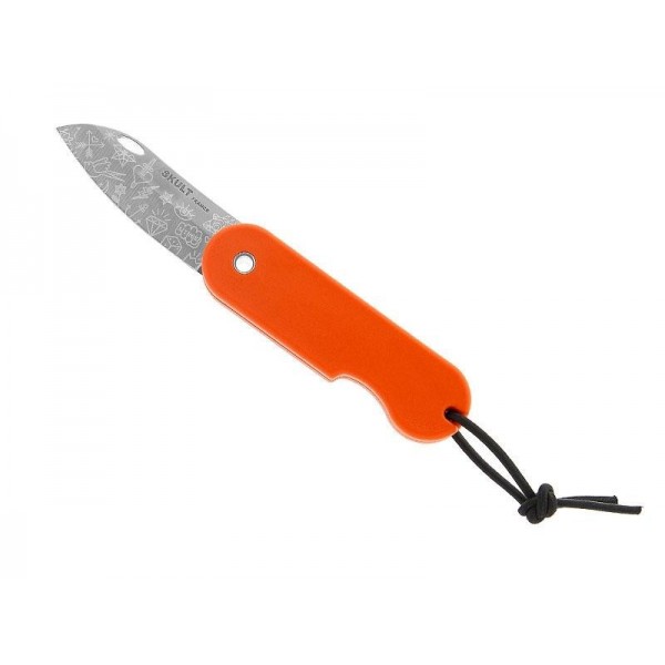 COUTEAU SKULT ORANGE LE TATOUE