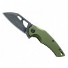 COUTEAU FOX EDGE ATRAX ALUMINIUM VERT BLACKWASH