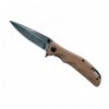 COUTEAU FOX EDGE MANDATORY FUN G10 BRUN BLACKWASH