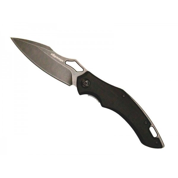 COUTEAU FOX EDGE SPARROW G10 NOIR STONEWASHED