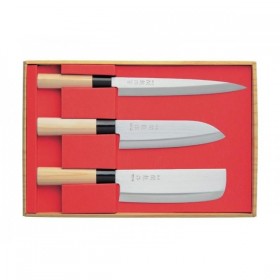 COFFRET 3P. SEKIRYU (SASHIMI + SANTOKU + NAKIRI)