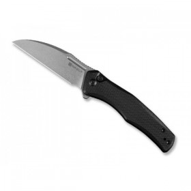 COUTEAU SENCUT WATAUGA G10 NOIR STONEWASHED
