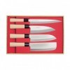 COFFRET 4P. SEKIRYU (SASHIMI + DEBA + SANTOKU + NAKIRI)