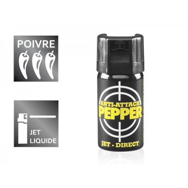 AEROSOL ANTI-ATTACK PEPPER-JET 40ML
