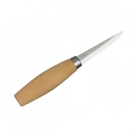 POIGNARD A SCULPTER MORA 106 BOULEAU CARBONE LAMINE