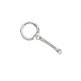 CHAINETTE PORTES-CLES CHROMEE
