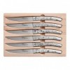 COFFRET 6 COUTEAUX LE THIERS INOX DECOR FLEURIS