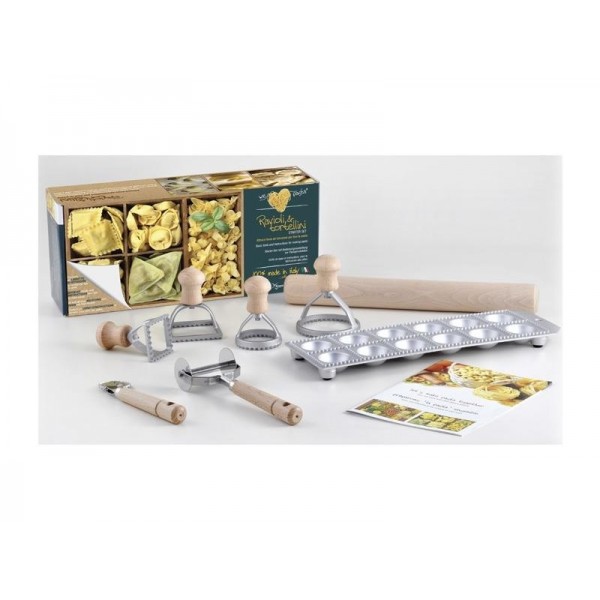 COFFRET 8 PIECES POUR PREPARATION RAVIOLI ET TORTELLINI
