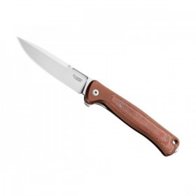 COUTEAU LIONSTEEL SKINNY ALUMINIUM TERRE/MICARTA NATUREL