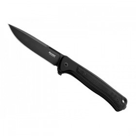 COUTEAU LIONSTEEL SKINNY ALUMINIUM/MICARTA TOUT NOIR