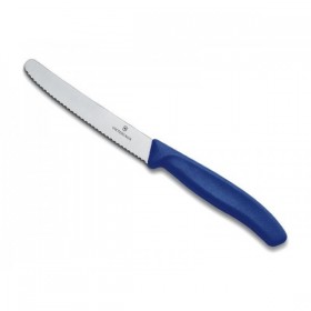 COUTEAU TOMATE VICTORINOX SWISSCLASSIC 11CM BLEU