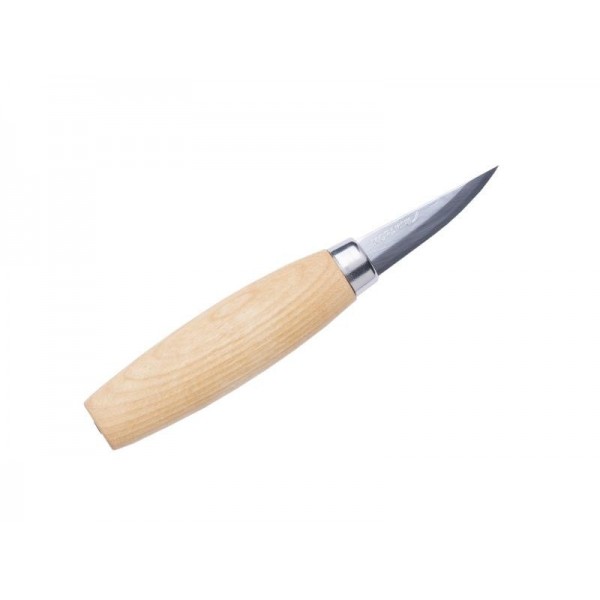 POIGNARD A SCULPTER MORA 120 BOULEAU CARBONE LAMINE