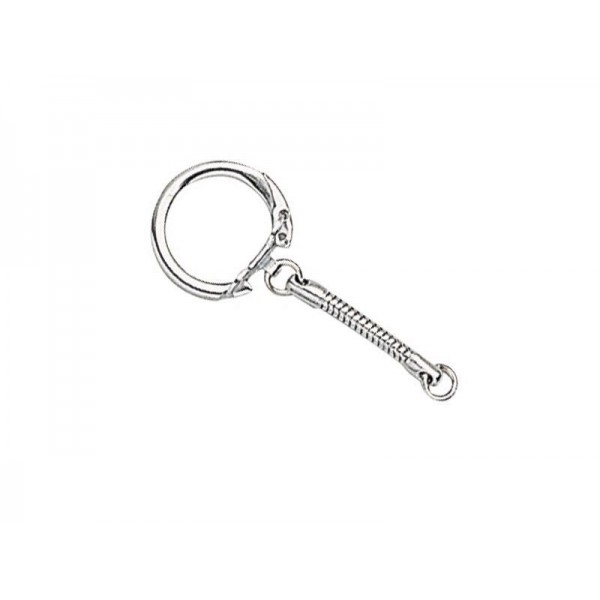 CHAINETTE PORTES-CLES CHROMEE