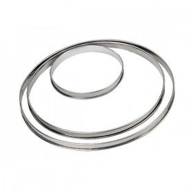 CERCLE A TARTE INOX Ø 10CM