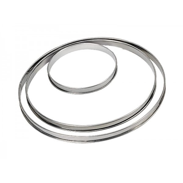 CERCLE A TARTE INOX Ø 10CM