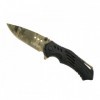 COUTEAU THIRD ABS NOIR 12CM CAMOUFLE INOX + ETUI
