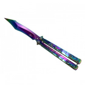 COUTEAU PAPILLON THIRD DRAGON ARC-EN-CIEL 13CM INOX
