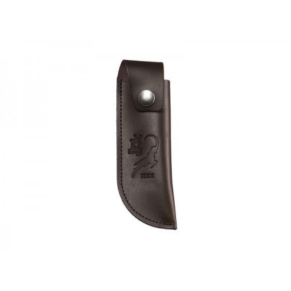 ETUI WINDMÜHLENMESSER IBEX 16CM CUIR MARRON