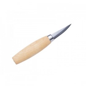 POIGNARD A SCULPTER MORA 120 BOULEAU CARBONE LAMINE