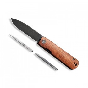 COUTEAU CIVIVI SENDY BOIS DE GUIBOURTIA BLACKWASH