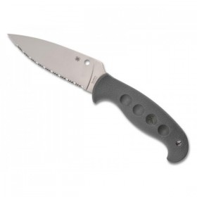 POIGNARD SPYDERCO TEMPERANCE GRIS A DENTS CRU-WEAR SPRINT