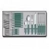 MENAGERE 24 PIECES VICTORINOX SWISS MODERN TABLE VERT SAUGE
