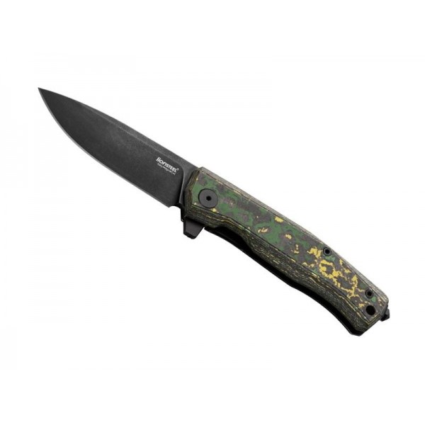 COUTEAU LIONSTEEL MYTO FIBRE DE CARBONE TOXIC STONE BLACKWASH