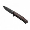 COUTEAU LIONSTEEL MYTO FIBRE DE CARBONE SNAKE SKIN BLACKWASH