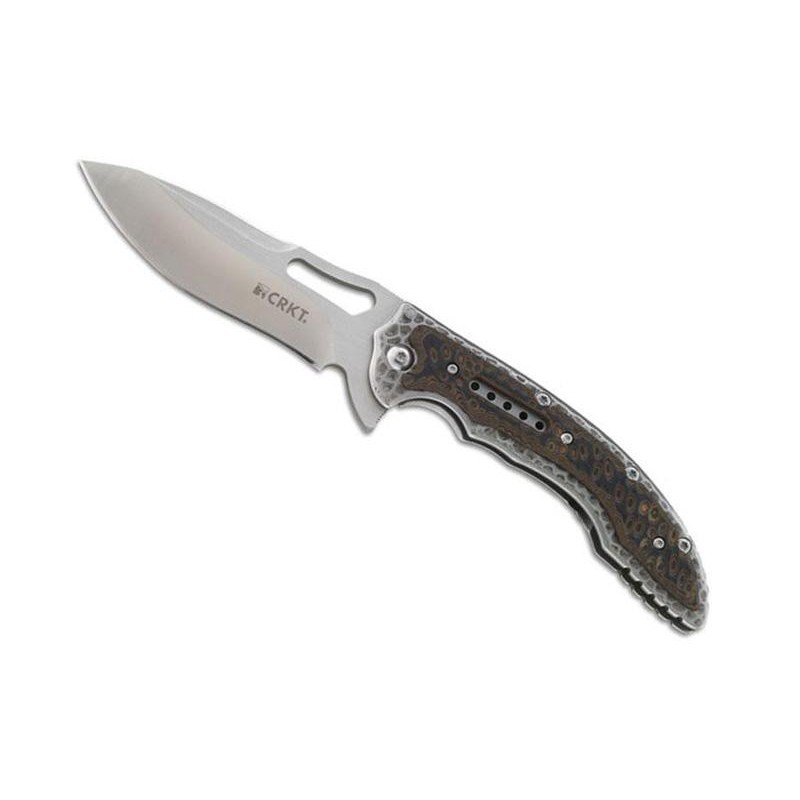 COUTEAU CRKT FOSSIL BRUN