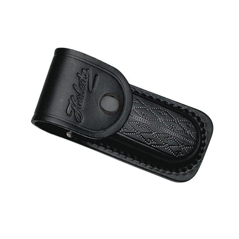 ETUI HERBERTZ CUIR NOIR 13CM