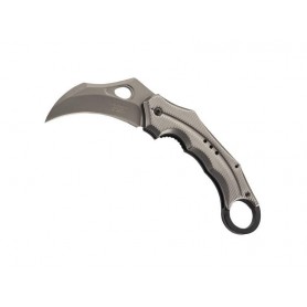 COUTEAU HERBERTZ KARAMBIT ALU GRIS 13,5CM INOX