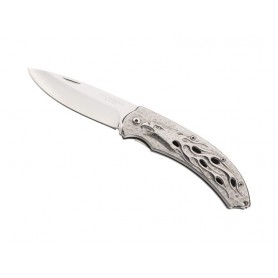 COUTEAU HERBERTZ TOUT INOX 12CM DECOR AIGLE