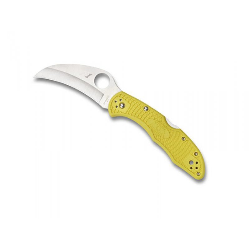 COUTEAU SPYDERCO TASMAN SALT 2 JAUNE