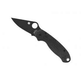 COUTEAU SPYDERCO PARA 3 G10 NOIR LAME NOIRE