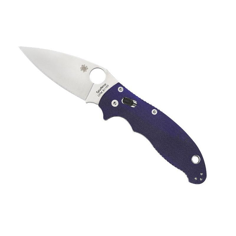 COUTEAU SPYDERCO MANIX 2 G10 BLEU