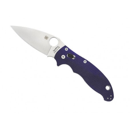 COUTEAU SPYDERCO MANIX 2 G10 BLEU