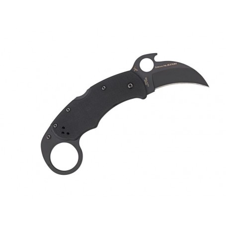 COUTEAU SPYDERCO KARAHAWK TOUT NOIR