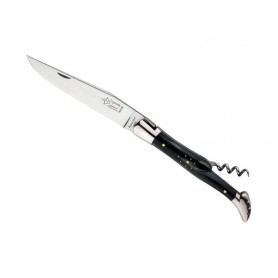 LAGUIOLE G.DAVID 2P FACON CORNE MITRES INOX 12CM