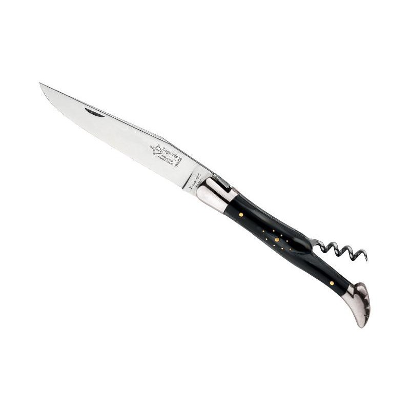 LAGUIOLE G.DAVID 2P FACON CORNE MITRES INOX 12CM