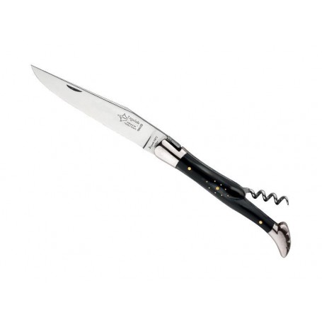 LAGUIOLE G.DAVID 2P FACON CORNE MITRES INOX 12CM