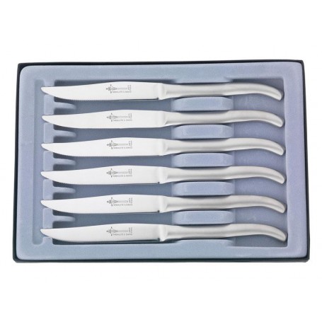 COF.6 TABLE G.DAVID MONOBLOC INOX 23CM MICRODENTES