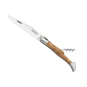 LAGUIOLE G.DAVID 2P GENEVRIER MITRES INOX MAT 12CM