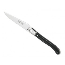LAGUIOLE GILLES NATURE POINTE DE CORNE NOIRE CLOUTE 12CM INOX